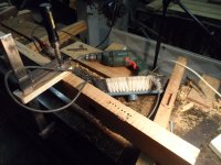 Drilling out tenons.JPG Drilling out tenons.JPG